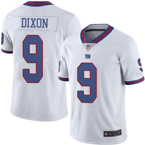 Men New York Giants #9 Riley Dixon Limited White Rush Vapor Untouchable Football NFL Jersey->new york giants->NFL Jersey